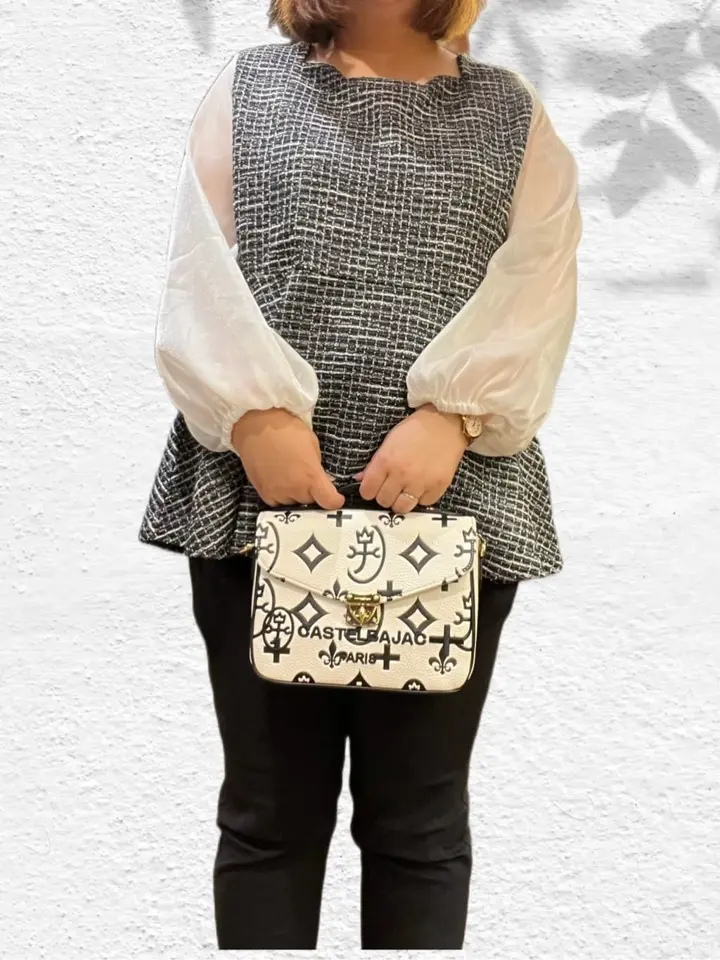 カステルバジャック ショルダーバッグ かぶせ 2WAY メンズ 068131