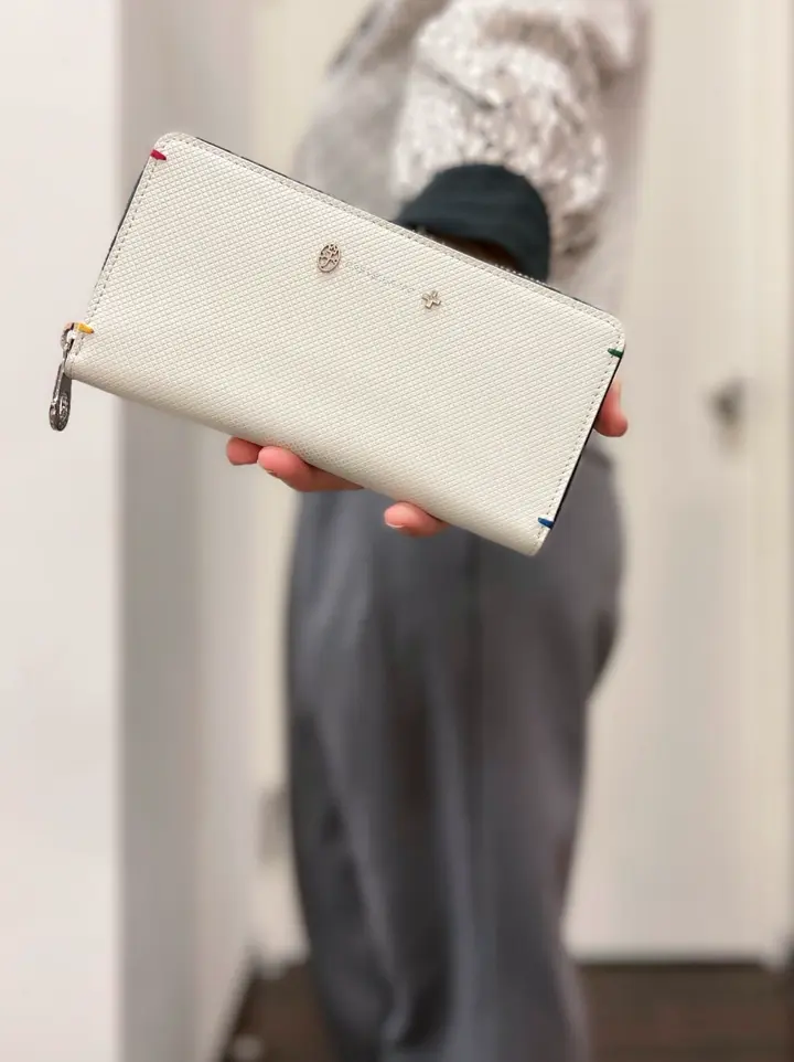 カステルバジャック 長財布 本革 ラウンドファスナー 期間限定