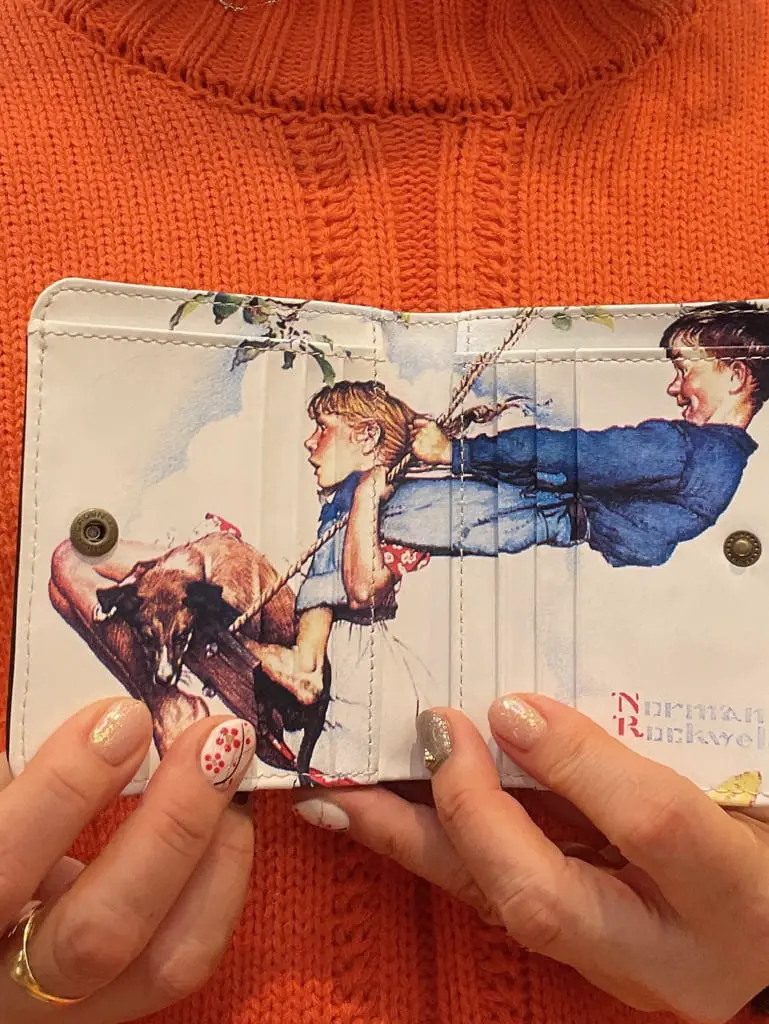 ノーティアム ノーマンロックウェル BOX式小銭入れ イラストシリーズ