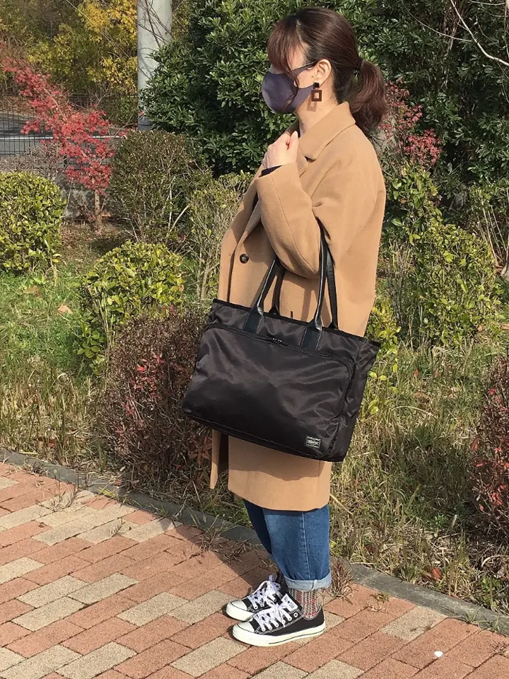 bye Jeremy ボーダーt ポーター タイム トートバッグ 655-17873 PORTER TIME 吉田カバン