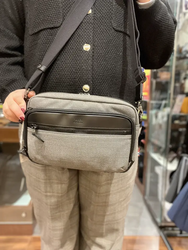 タケオキクチ ショルダーバッグ クエスト メンズ 786101 日本製 TAKEO