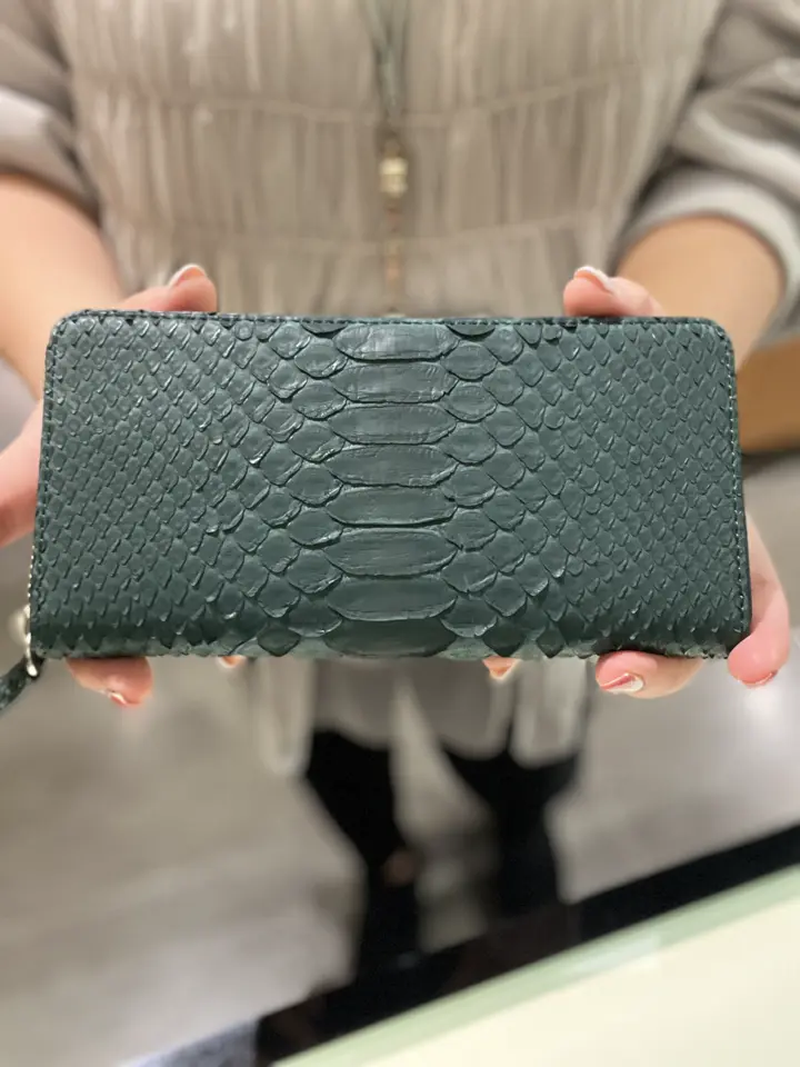 イズイット 長財布 ラウンドファスナー パイソン メンズ 983603 ISIT