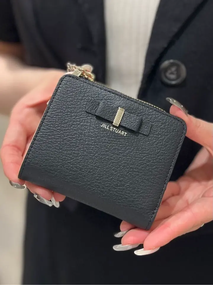 ジルスチュアート 二つ折り財布 本革 ミニ財布 レディース JSLW4CS2