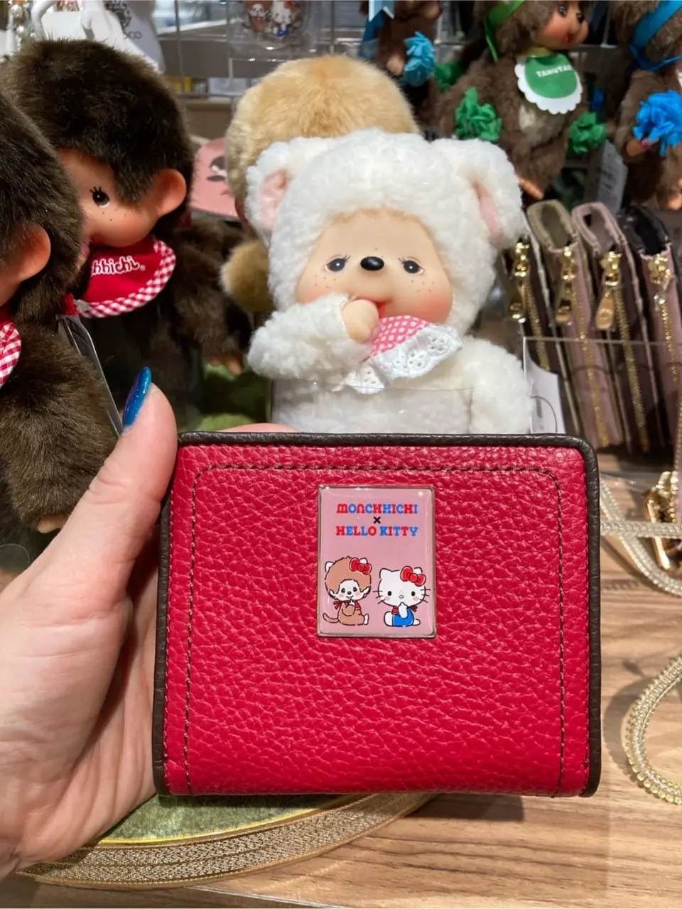 エフィー モンチッチ ハローキティ 二つ折り財布 レディース CLB4-012
