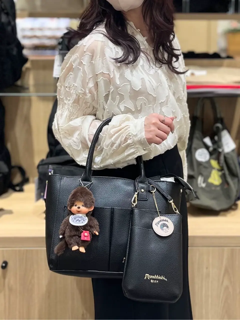 ケスクルデザイン モンチッチ ハンドバッグ DC-062 Quest ce Que Le