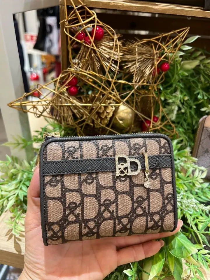 ピンキーアンドダイアン 二つ折り財布 本革 レディース PDLWBES3