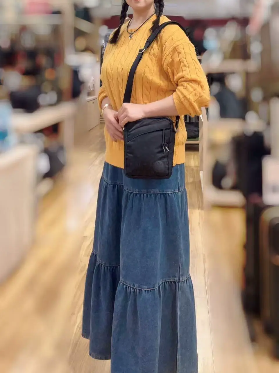 POTR モノグラム バーティカル ショルダーバッグ 998-19805POTR