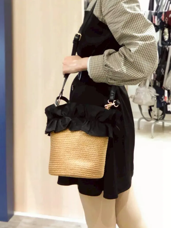ケスクルデザイン 加護亜依さんコラボバッグ カゴバッグ レディース