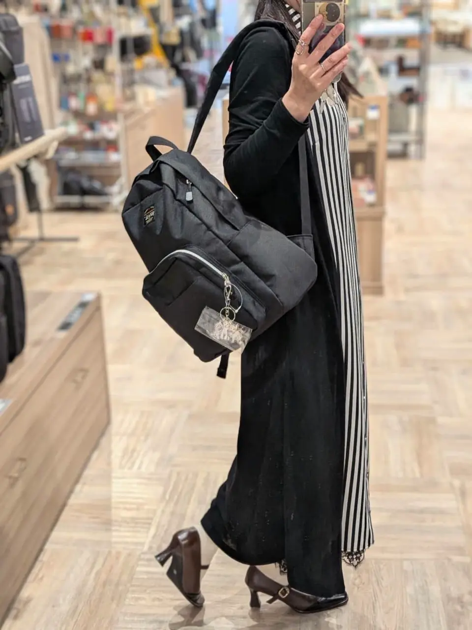 ポールアンドジョーアクセソワ リュック ワッペン・スリーキャッツ PJA