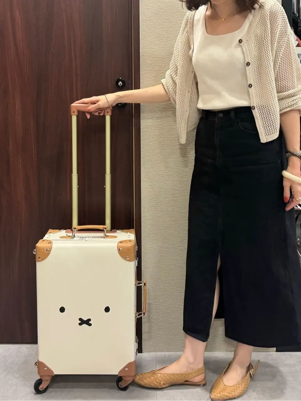 ハピタス ミッフィー シフレ トランクケース スーツケース 機内