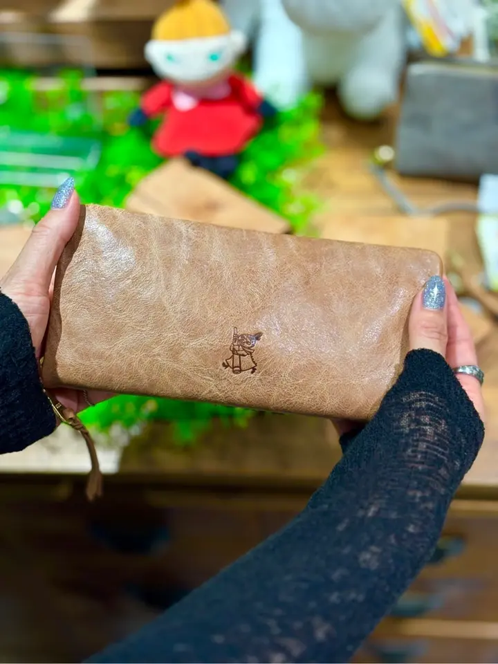 ノーティアム ムーミン 長財布 ラウンドファスナー メンズ レディース