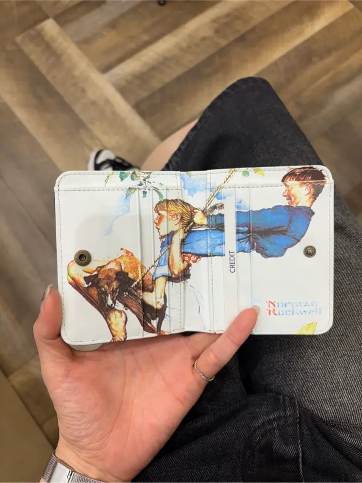 ノーティアム ノーマンロックウェル BOX式小銭入れ イラストシリーズ