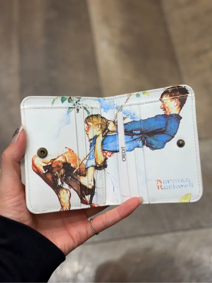 ノーティアム ノーマンロックウェル BOX式小銭入れ イラストシリーズ