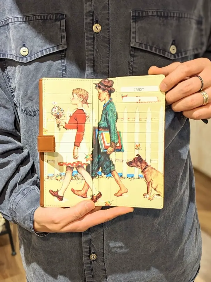 希少美品　ノーマン・ロックウェル　小銭入れ 希少美品 ノーマン・ロックウェル 小銭入れ