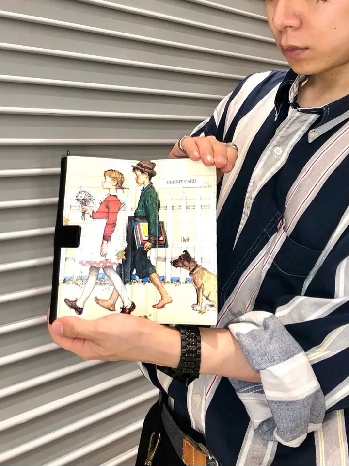 ノーティアム ノーマンロックウェル BOX式小銭入れ イラストシリーズ