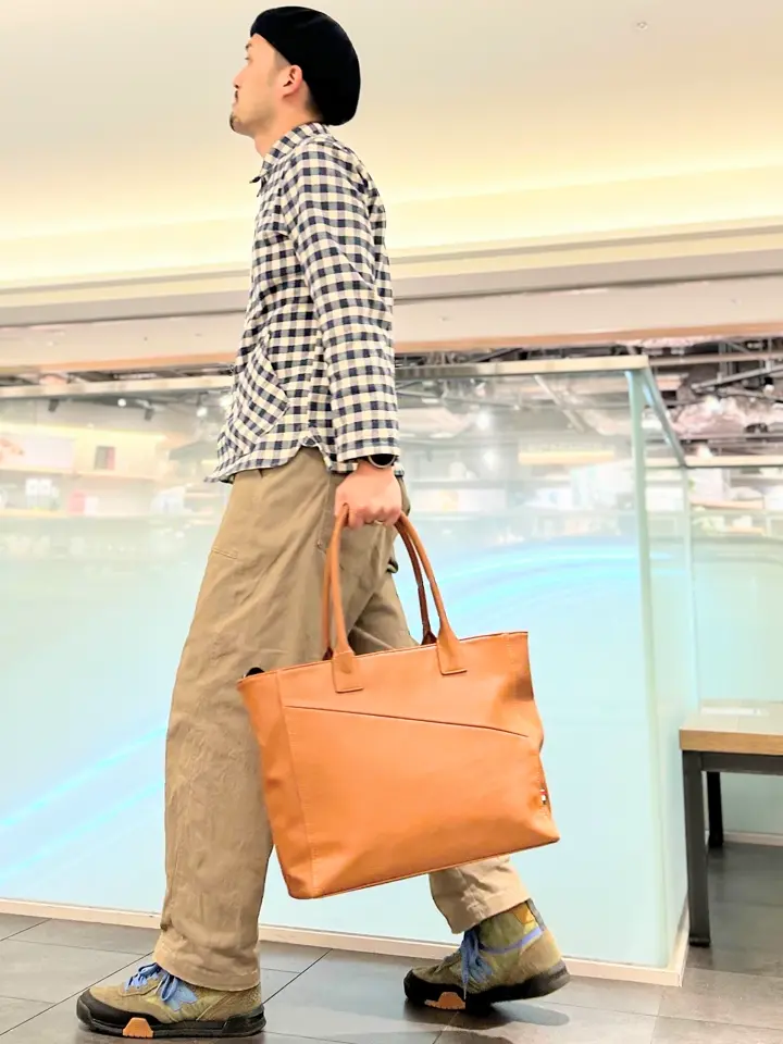 ノーティアム トートバッグ メンズ E0322263075A NAUGHTIAM | トート