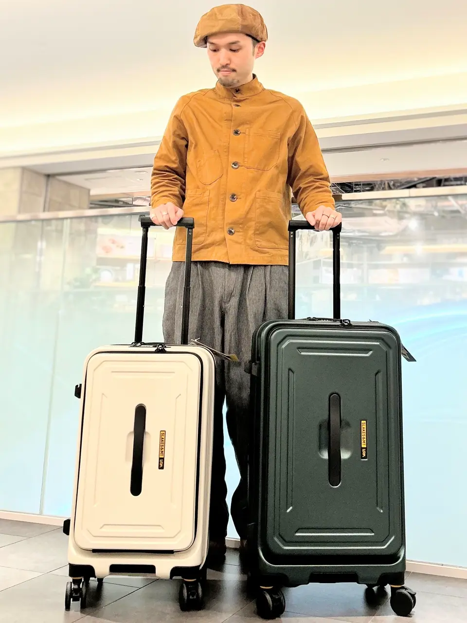 5LAKES＆MT スーツケース 75L 70cm 4.9kg フロントオープン 310-4012 C