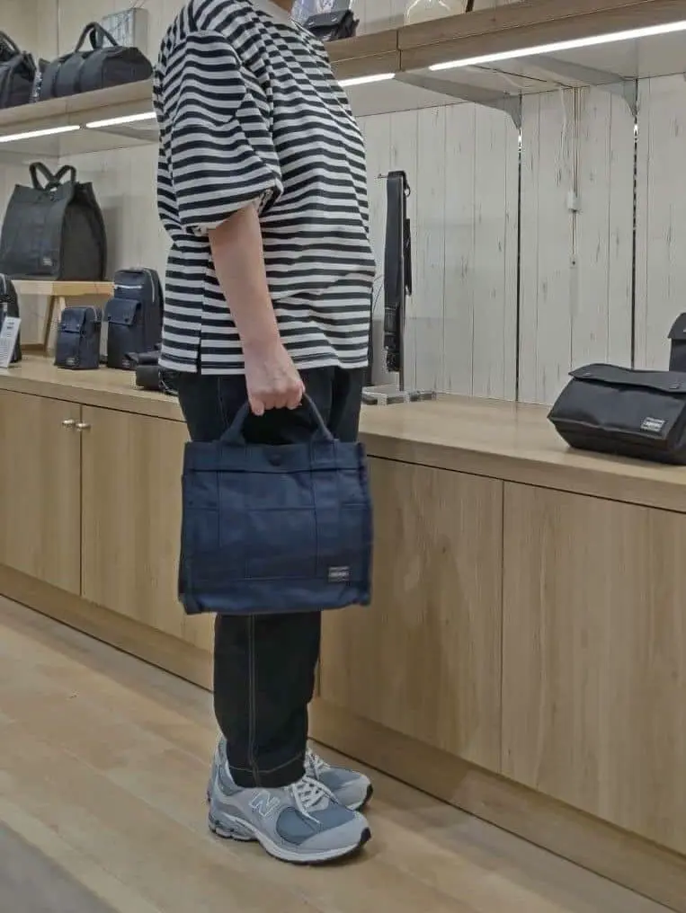 美品 PORTER ポーター スモーキー デニム ネイビー トートバッグ S