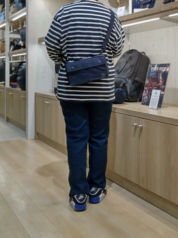 【 新品同様 】ポーター スモーキー 2way ショルダーバッグ ネイビー SMOKY(スモーキー) 2WAY SHOULDER BAG | 吉田カバンホームページ