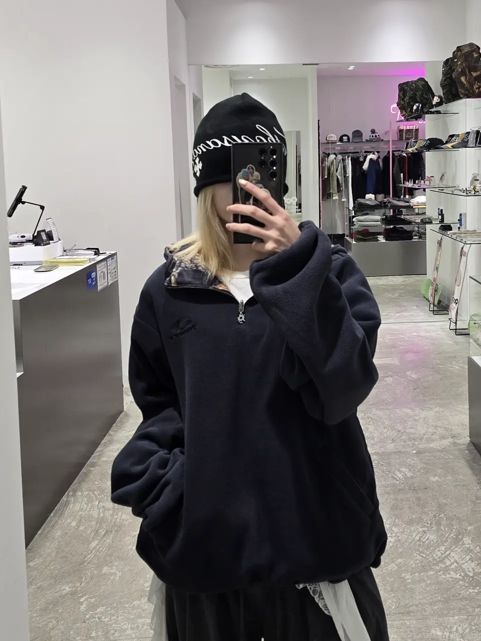Leather Cross Beanie – YZ