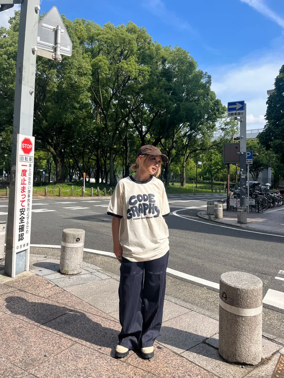 Tシャツ・カットソー codegraphy JELLY Logo Ringer Short Sleeve T-Shirt Cream CBEU CODEGRAPHY JELLY Logo Ringer Short Sleeve T-Shirt
