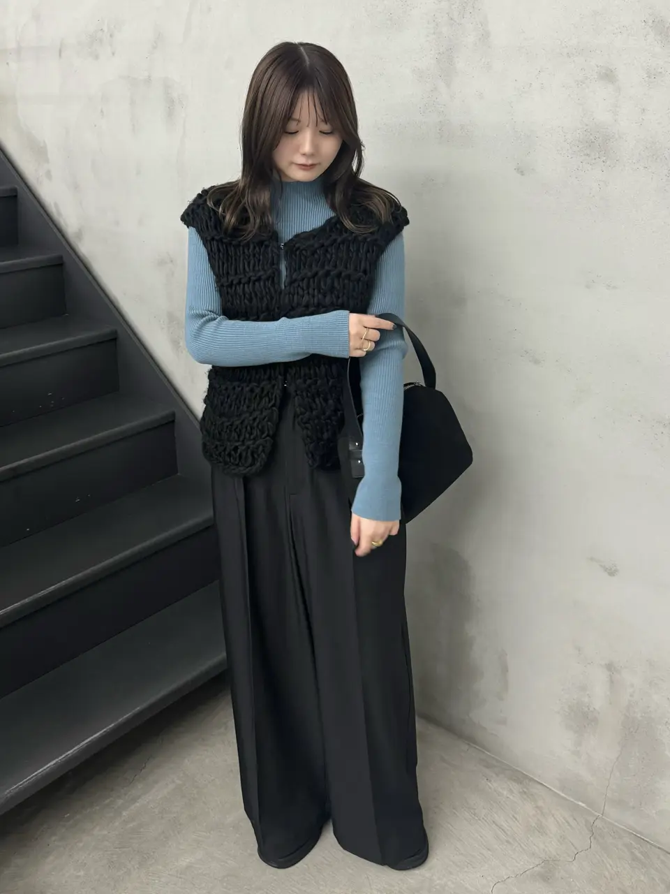 momoka様セレクトページ オーバーサイズスタンドカラーキルティングベスト – SELECT MOCA