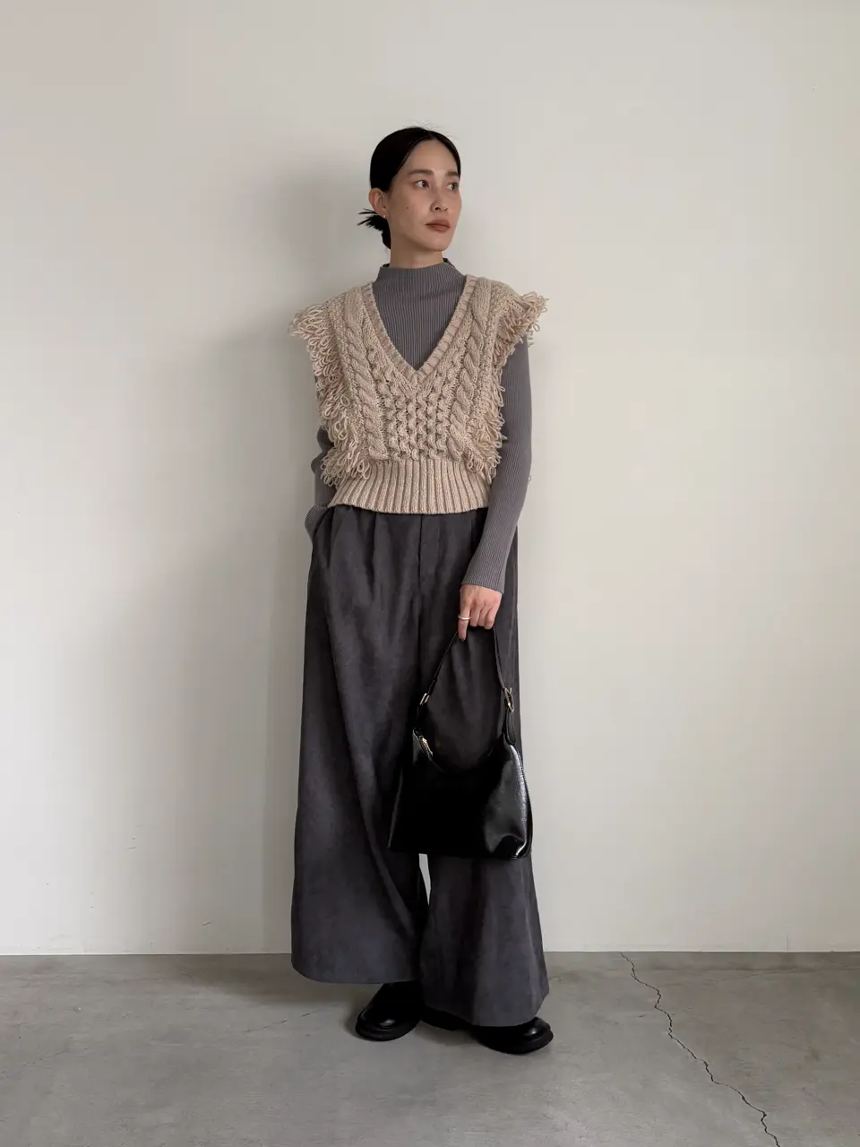 よさく様　トップス　グレー ORGANIC GIZA 60/3 SURVIVAL KNIT COMFORT FIT L/S Tee | ANOTHER LOUNGE