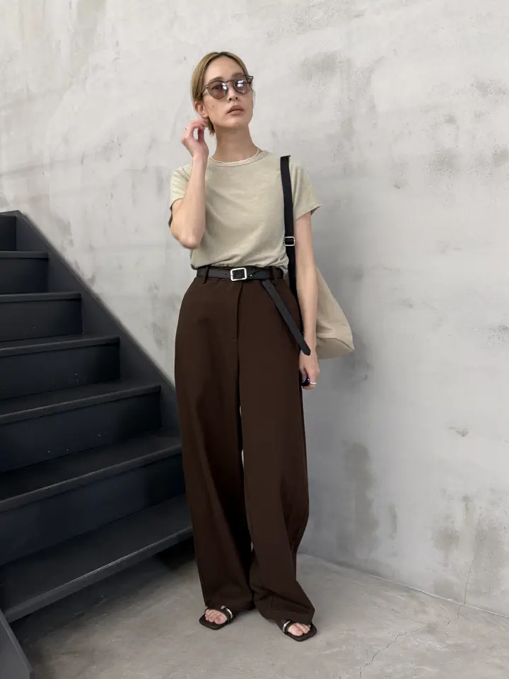 Y3163*ボディドレッシング☆スカート☆セットアップ☆茶ブラウン☆綿麻☆9 Body Dressing - Y3163*ボディドレッシング☆スカート☆セットアップ