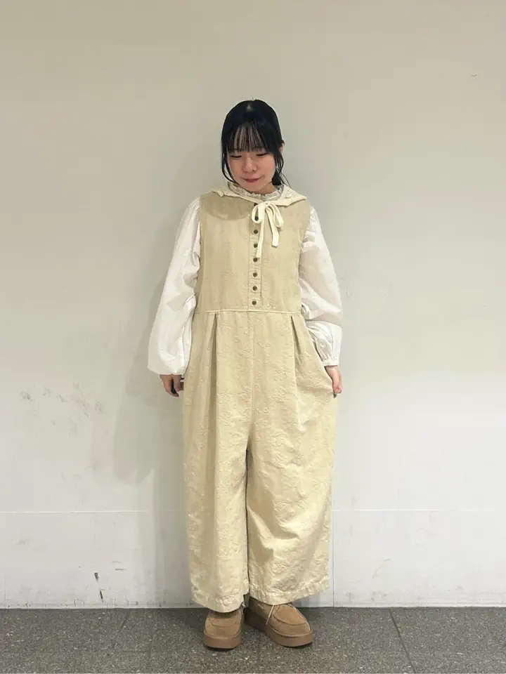 セール】 【tukuroi】コットンジャカード製品染め2WAYサロペット