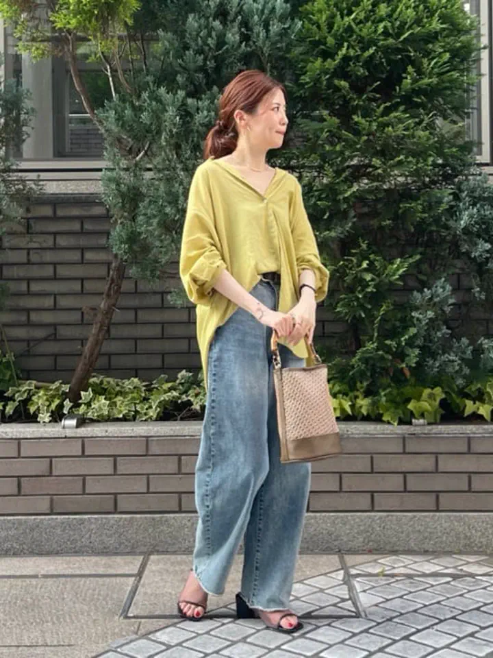 セール】 【松井愛莉着用】カーブDenimパンツ《2025summer catalog