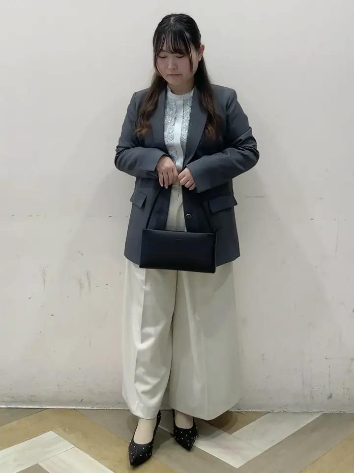 セール】 フレアガウチョパンツ（オフホワイト/ベージュ/ネイビー