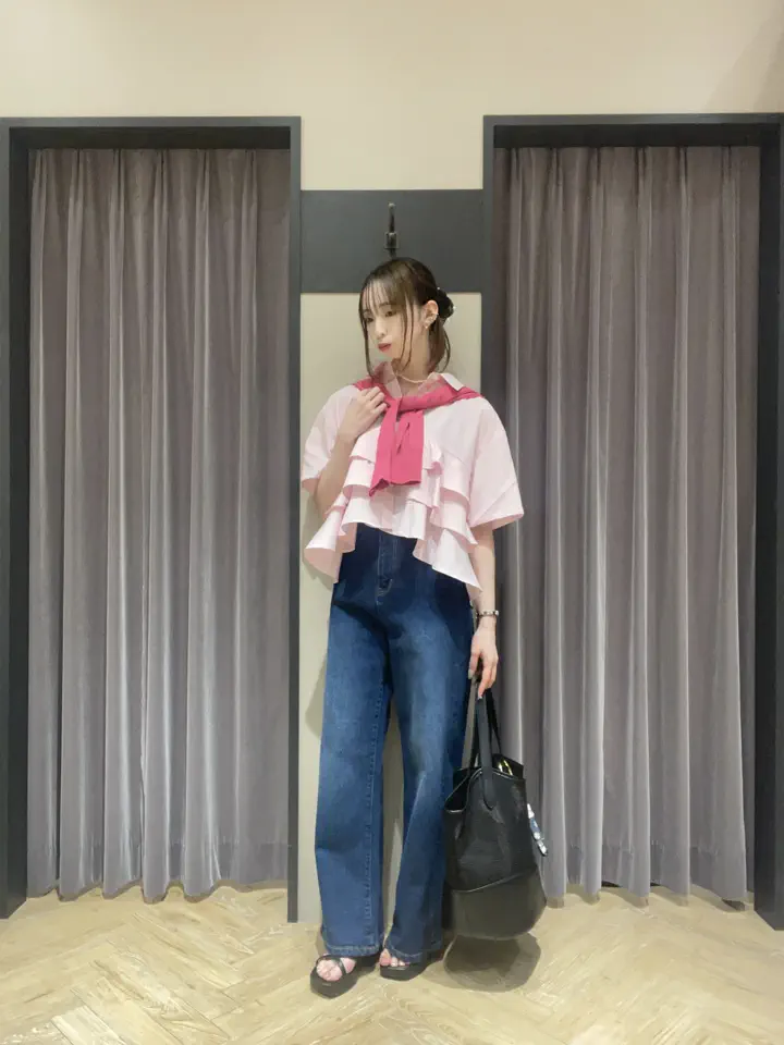 ストレートデニムパンツ《2026 spring catalog item》（サックスブルー