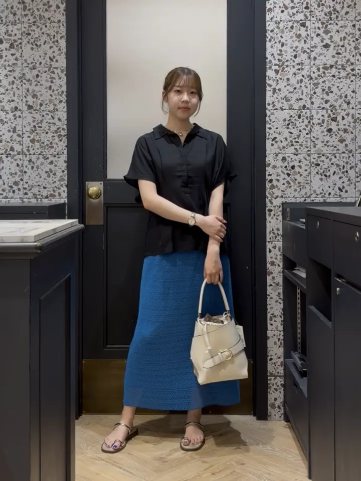 セール】 レースプリーツナロースカート《2026 SUMMER LOOK item