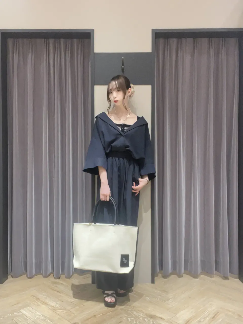 公式通販】Samansa Mos2 blue（サマンサモスモス ブルー）