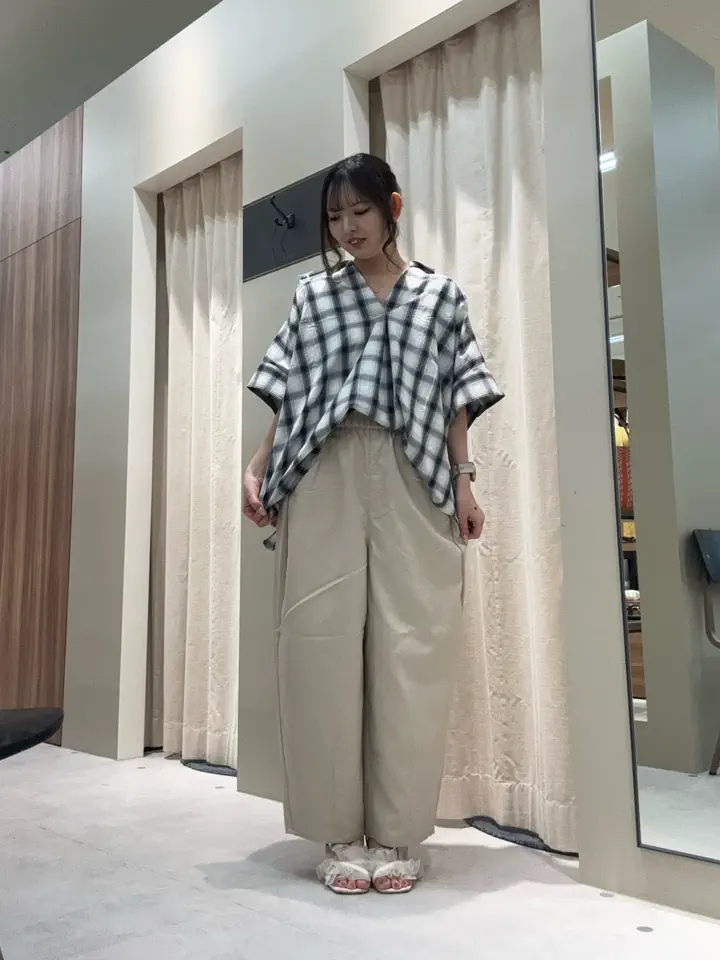 セール】 サイド深タックバレルパンツ（グレー/チャコールグレー