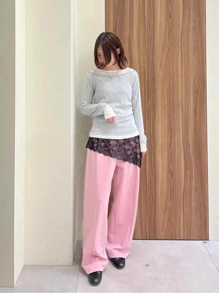 セール】 ポンチハイウエストカーブパンツ《2026 spring catalog item