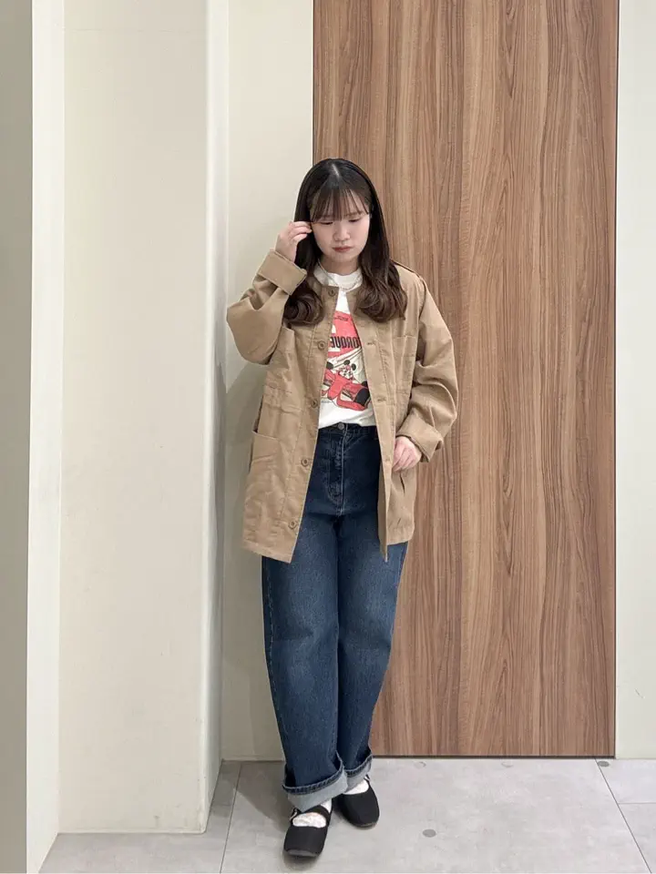 セール】 ノーカラーサファリジャケット《2026 spring catalog item