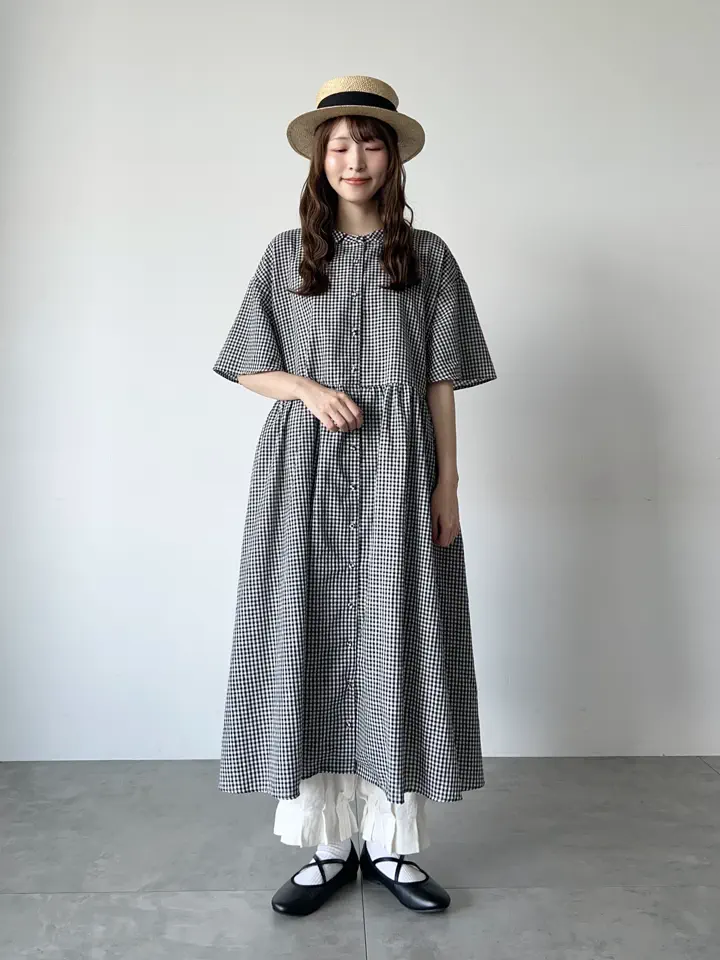 立川店/EC限定】リネンヘムタックパンツ（オフホワイト/グレージュ