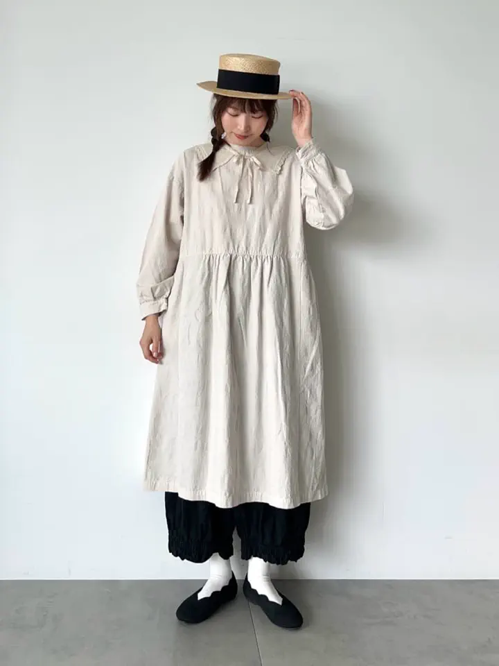 セール】 【WEB限定】コットンジャカード製品染め前後2WAYワンピース