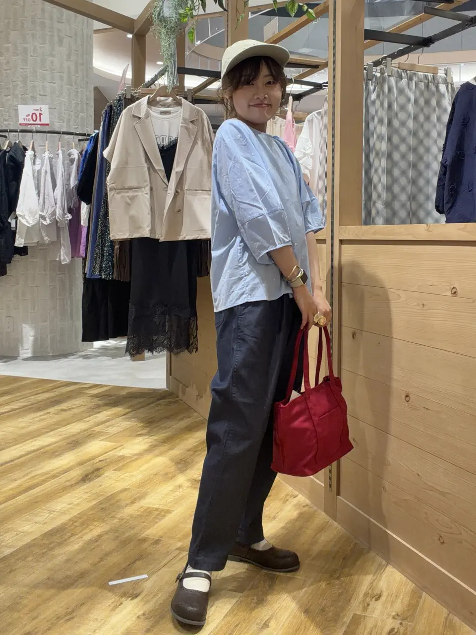 公式通販】Samansa Mos2 blue（サマンサモスモス ブルー）