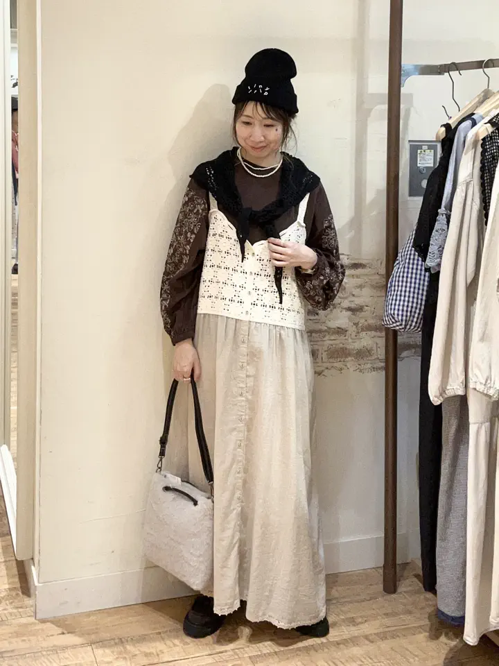 M〉【kazumi×Samansa Mos2】キャミワンピース《WEB限定カラーあり