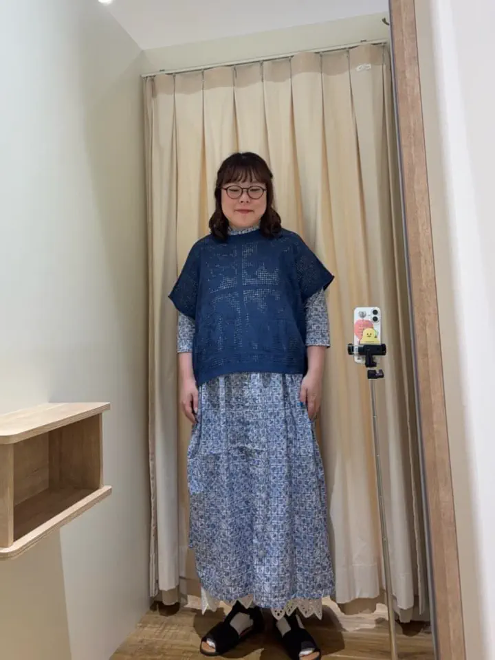 BotanicalLanguage柄ワンピース BotanicalLanguage柄ワンピース LIBERTY FABRICS】Botanical Language