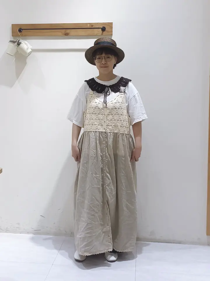 希少 ツハル 池袋限定 脇リボン前後着エプロンワンピース 公式通販】TSUHARU by Samansa Mos2（ツハル バイ サマンサモスモス）
