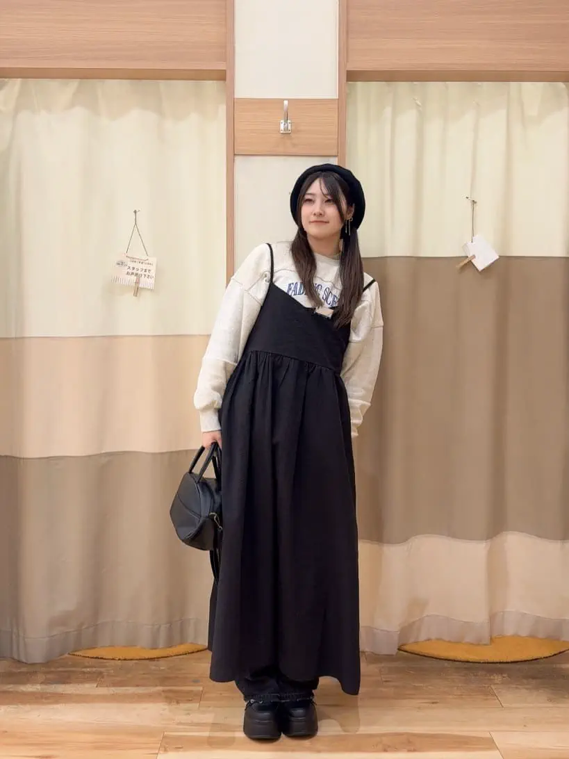 セール】 切替ミニ裏毛プリントスウェット（オフホワイト/グレー