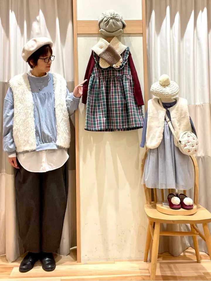 セール】 リブニットフライトキャップ（グレー/キナリ/アクセサリー