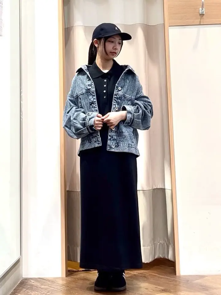 オーガニックコットン】デニムジャケット（サックスブルー/ブルー