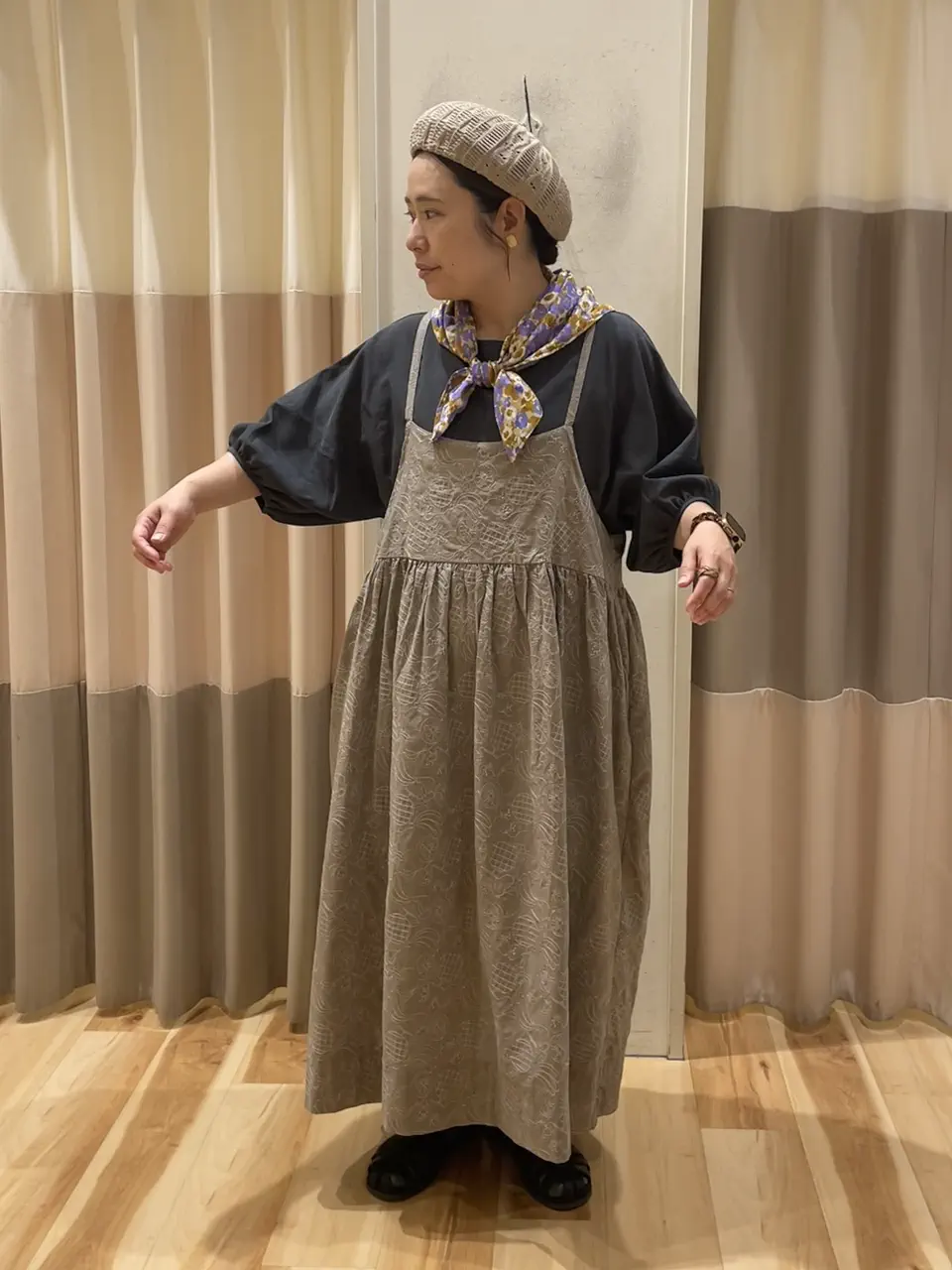 セール】 【メルヘン×Samansa Mos2】総刺繍ワンピース（オフホワイト