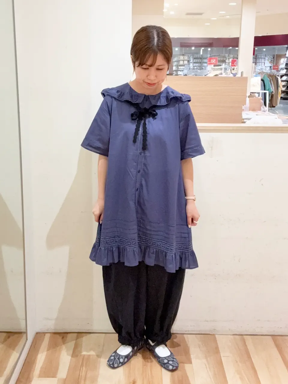 公式通販】Samansa Mos2 blue（サマンサモスモス ブルー）