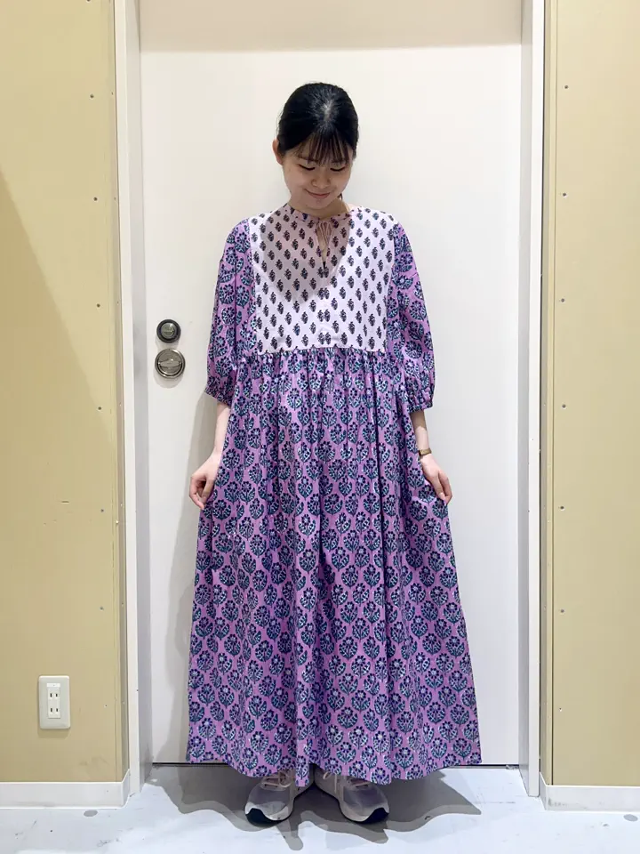 インド総柄アソートワンピース（ピンク/オレンジ/パープル/ワンピース