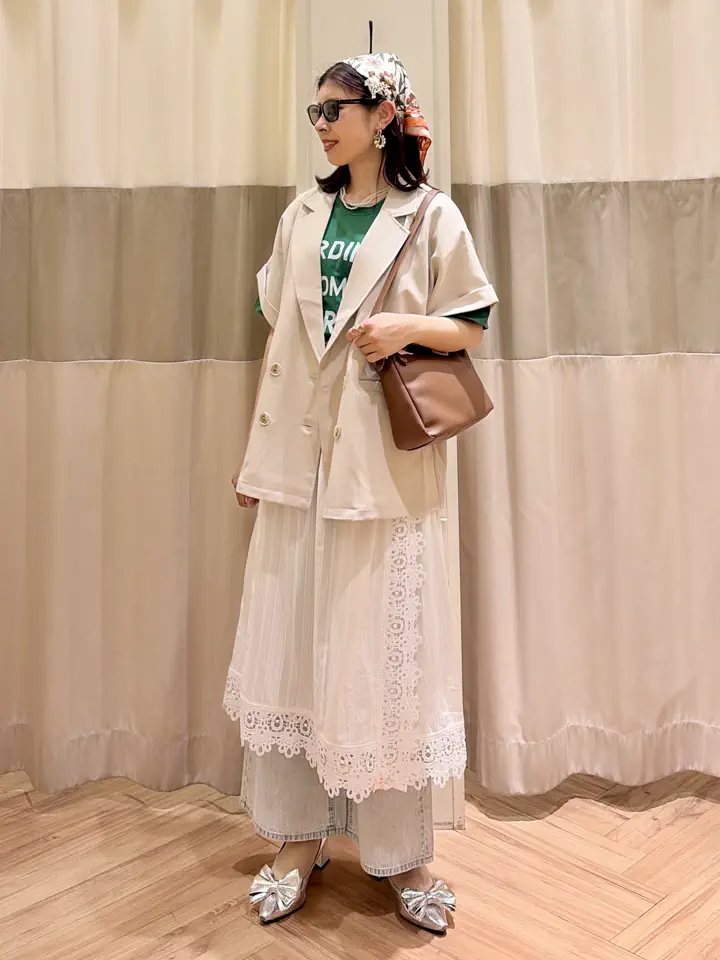 セール】 【接触冷感】ロゴアソートプリントTシャツ（オフホワイト
